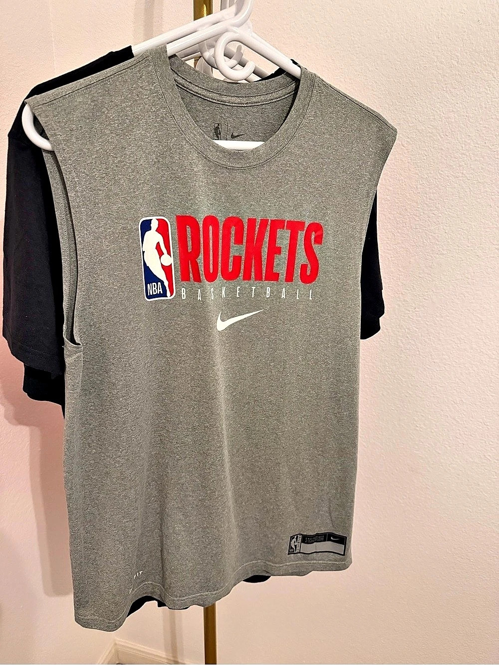 Nike Houston Rockets Men’s lot of 3 Red, Grey & Black Shirts M/L
